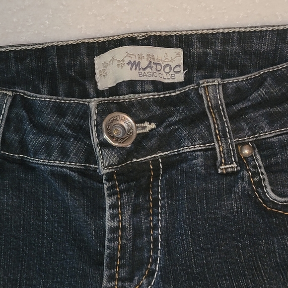 Dark Wash Denim Jeans Pants Bottoms Size 26 - Picture 3 of 8